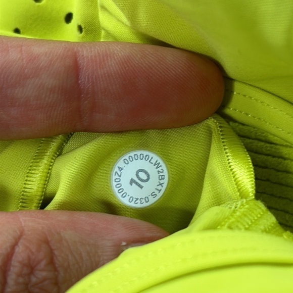 Lululemon Unleash Strength Bra *Medium Support, B/C Cup Yellow Serpentine - Picture 5 of 5